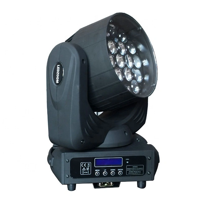 LED Moving Head Wash Light Disco Moving Zoom 19*15W