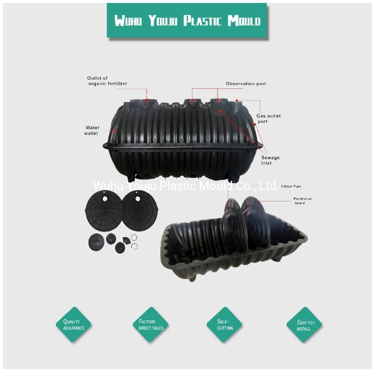 Factory Made Plastic Domestic Septic Tank Biogas Digester Storage Tank in Sewage Treatment of Cheap Price