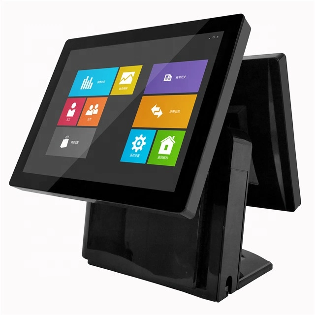 15 Inch Dual Touch Screen All in One POS Machine for Restaurant