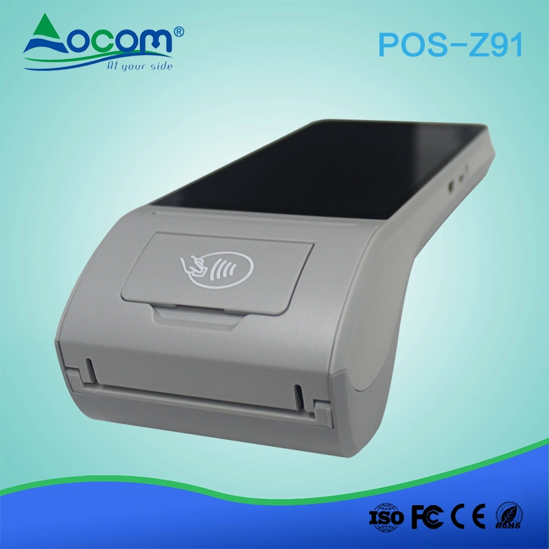 WiFi/Bluetooth/4G Supported Android POS Terminal with 58mm Thermal Printer