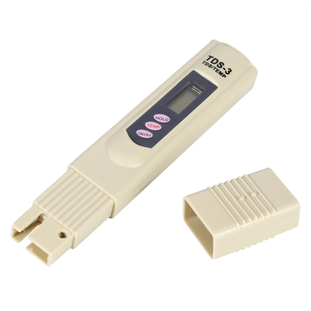 Digital LCD TDS Meter Water Quality Testing Pen Water Purity Filter TDS Tester Temp Water Tester Accurate Monitor Aquarium Pool