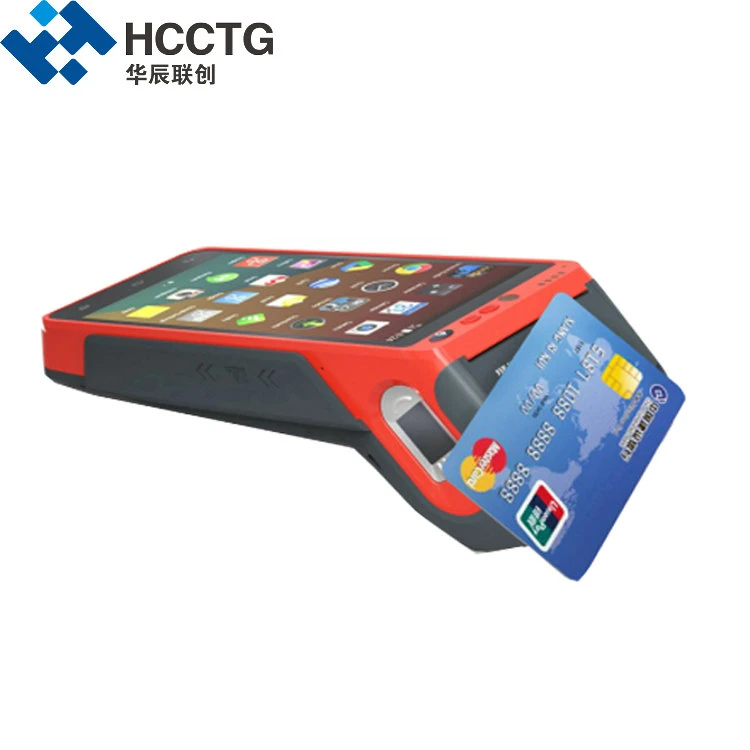 High Quality Android Smart POS Portable Electronic Bill Payment Machine with Barcode Scanner Hcc-Z100