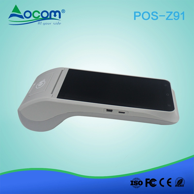 WiFi/Bluetooth/4G Supported Android POS Terminal with 58mm Thermal Printer