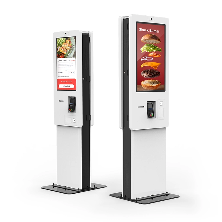 Indoor 27 Inch Wall Mounted Kiosk Payment Machine & Self-Service Kiosk UK #Self-Checkout Machine