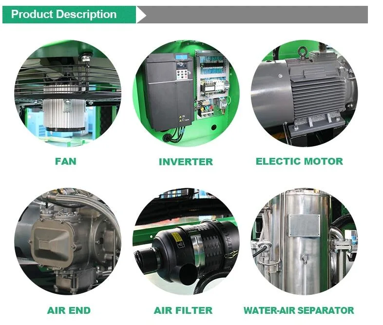 Oil-Free Water-Injected Screw Compressors /Industrial Air Compressor/Stationary Air Compressor for Pharmaceutical