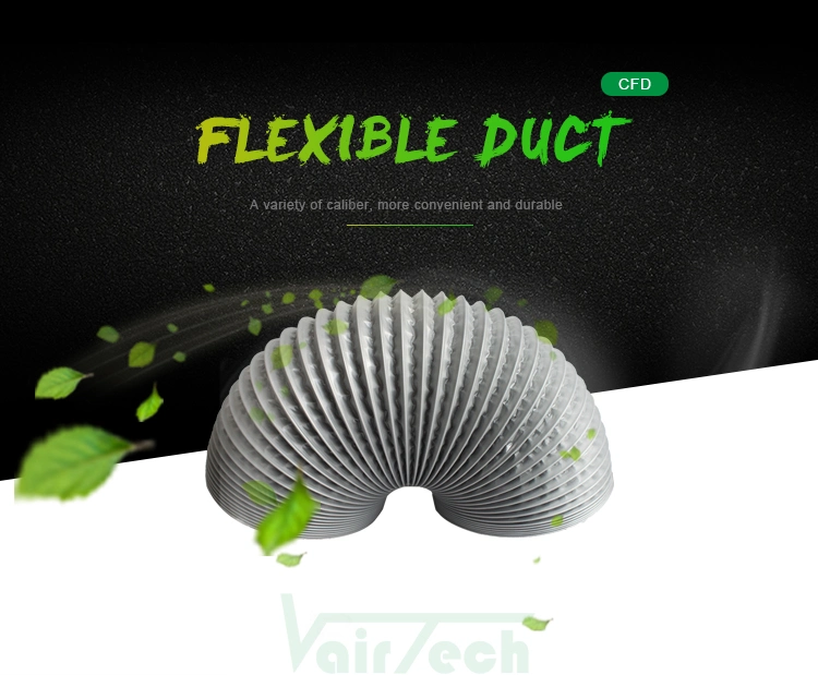 Flexible PVC Pipe Combined Laminated Aluminium Flexible Round Duct