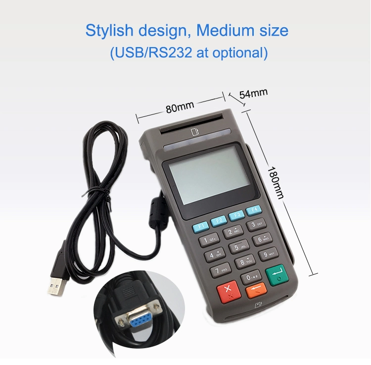 Desktop E-Payment Card Reader Security Pinpad for POS Z90pd