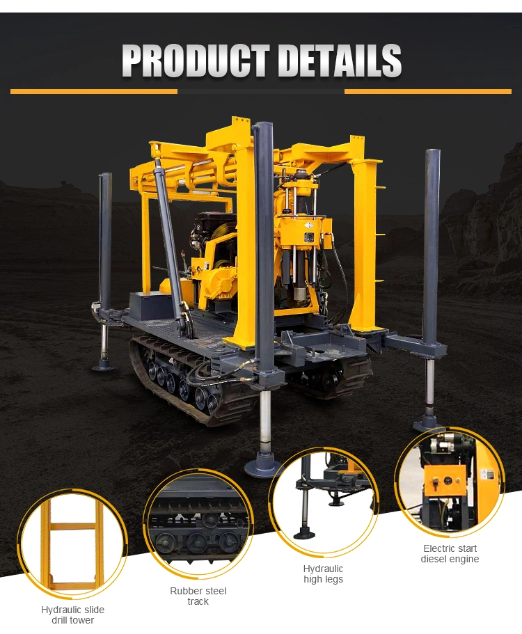 Spt Test Equipment for Sale in Test Equipment 130m Mining Diamond Core Drilling Machine Rig