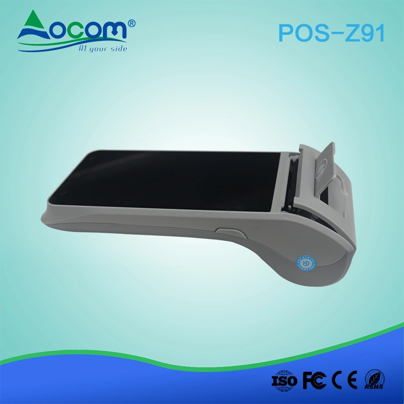 WiFi/Bluetooth/4G Supported Android POS Terminal with 58mm Thermal Printer