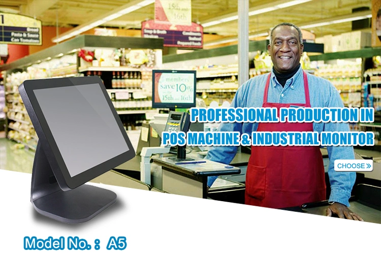 Android 15 Inch All in One POS Machine with Customer Display