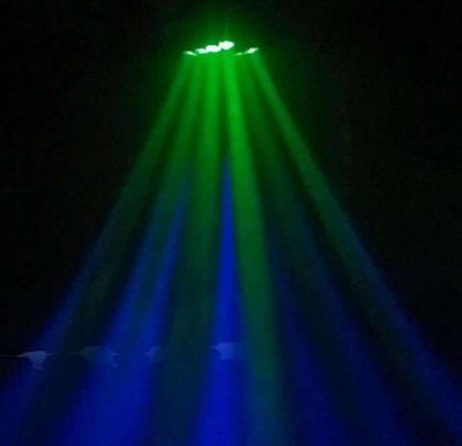 LED Spider Moving Head Light 8PC RGBW Disco Party Light