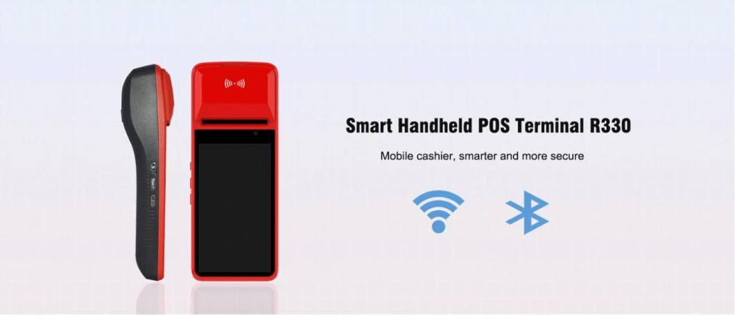 4G+WiFi+Bluetooth Touch Screen Handheld Terminal Android POS with Printer R330