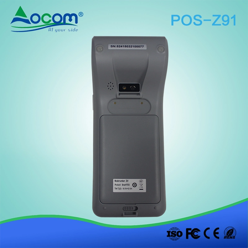 WiFi/Bluetooth/4G Supported Android POS Terminal with 58mm Thermal Printer