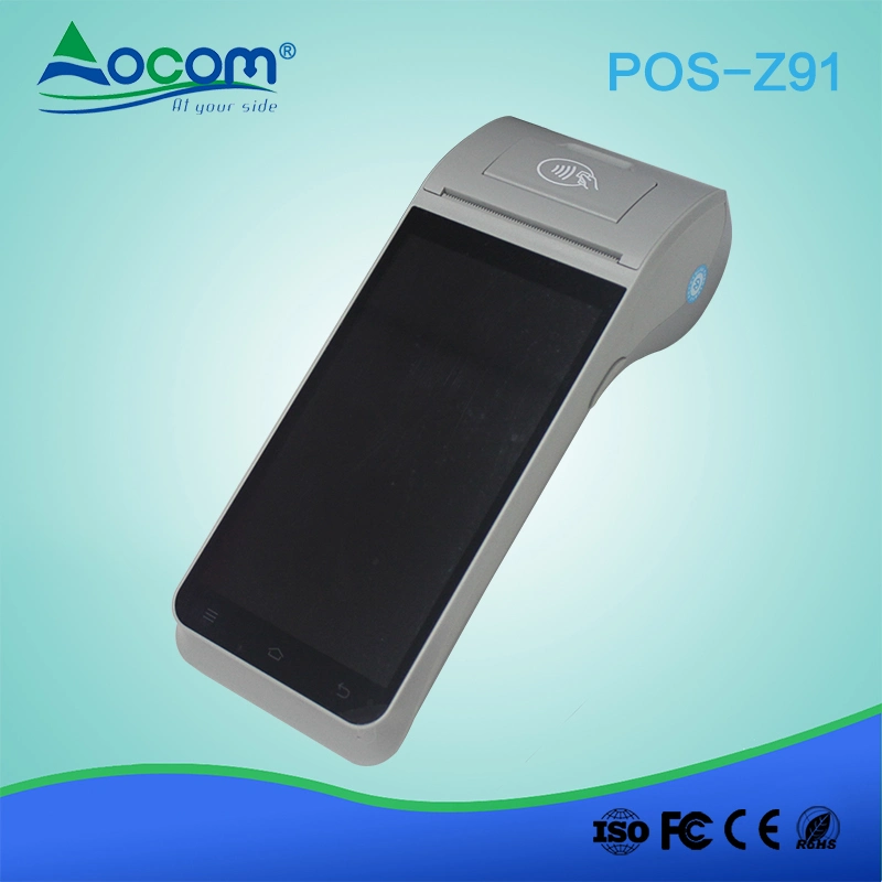 WiFi/Bluetooth/4G Supported Android POS Terminal with 58mm Thermal Printer