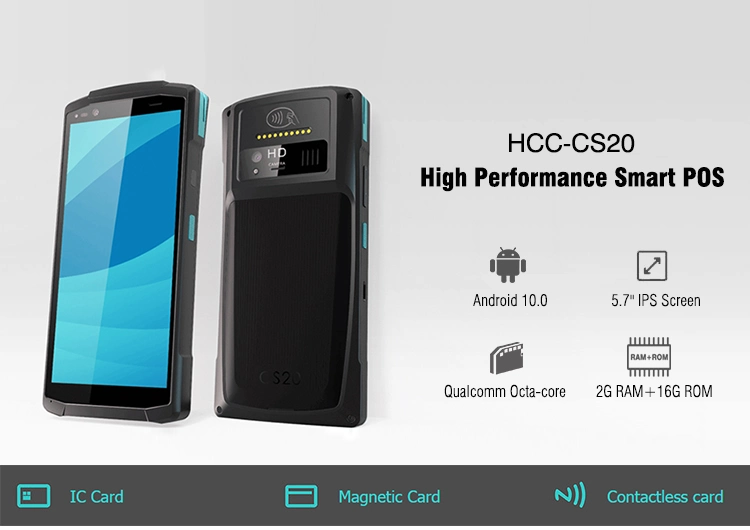 Handheld Point of Sale Android POS Systems Cash Register POS Terminal Machine for Store Sale Hcc-CS20