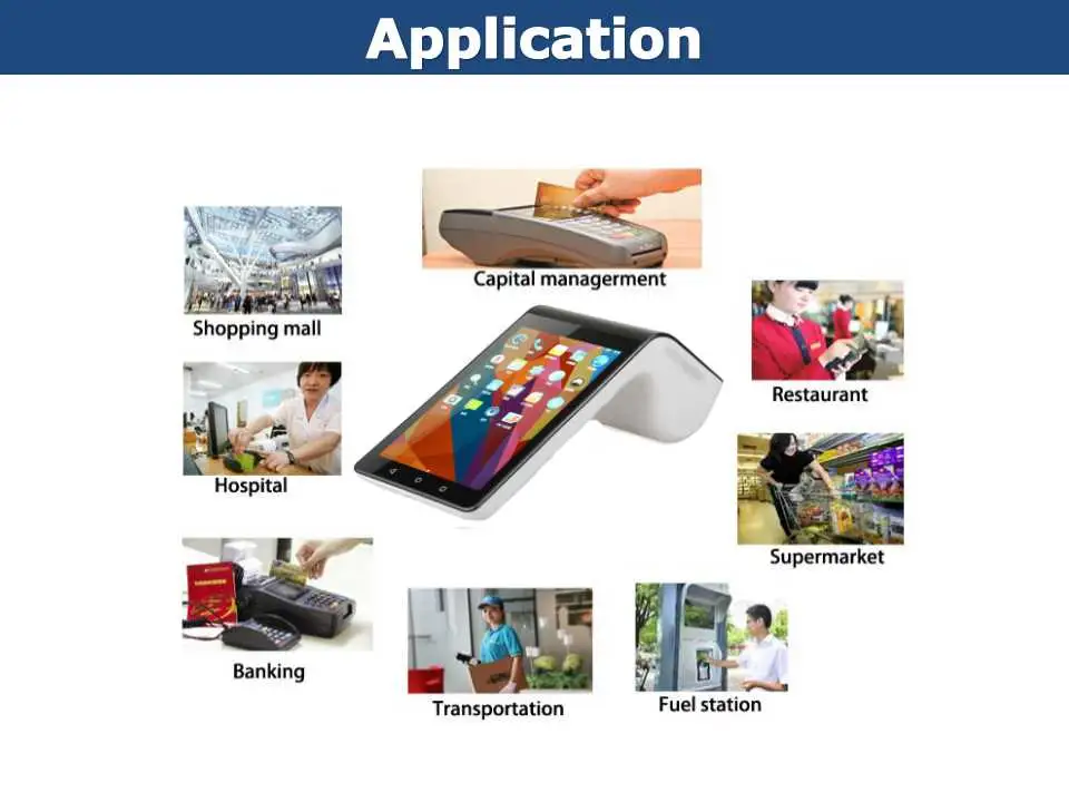 Handheld Free Sdk and Restaurant Demo APP Offered Mobile Touch Screen Android POS with Printer