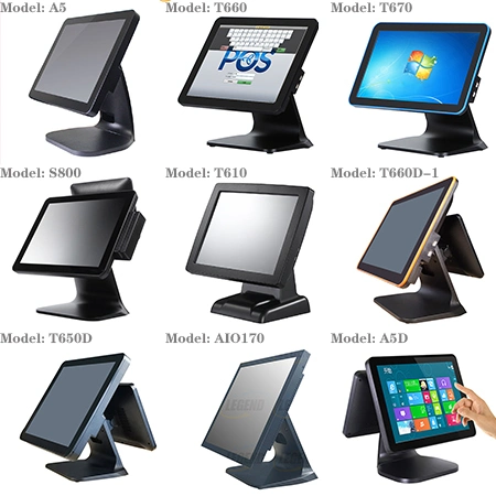POS Machine Dual Screen 15 +12 Inch All in One POS Till Machine