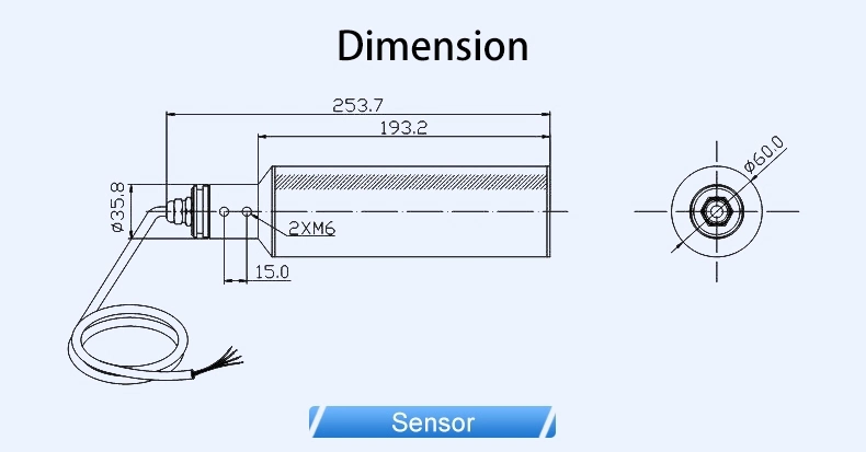 Total Solid Suspended Meter / Turbidity Probe / Tss Analyzer with 4-20mA