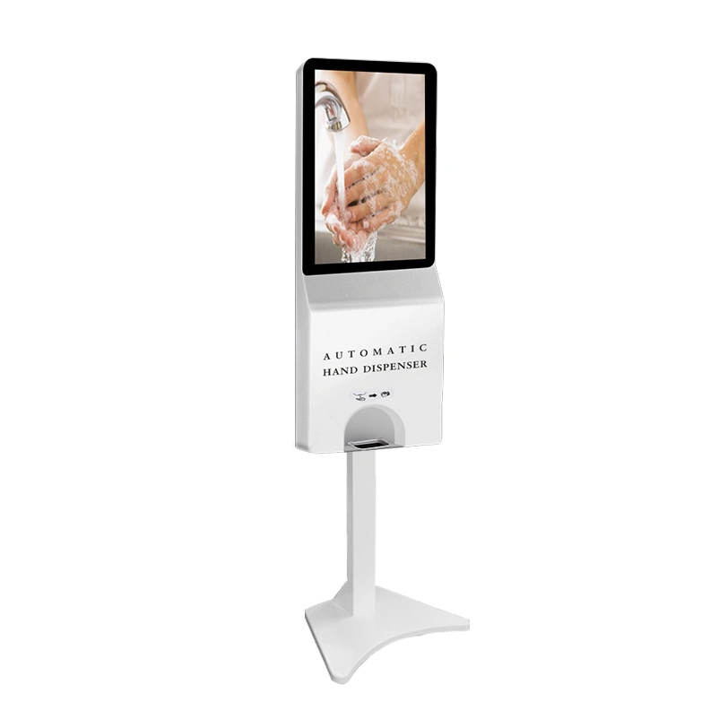 Aiyos 21.5 Inch Android Digital Signage LCD Displays with Hand Washing Liquid Sanitizer Dispenser