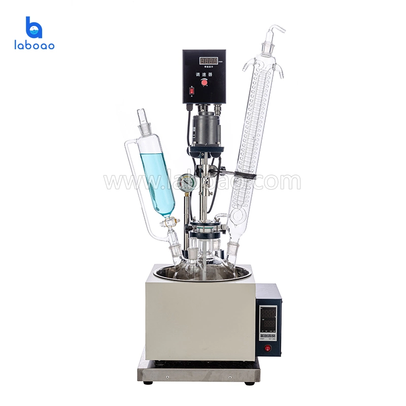 50L Single-Layer Glass Reactor with Constant Speed Digital Display