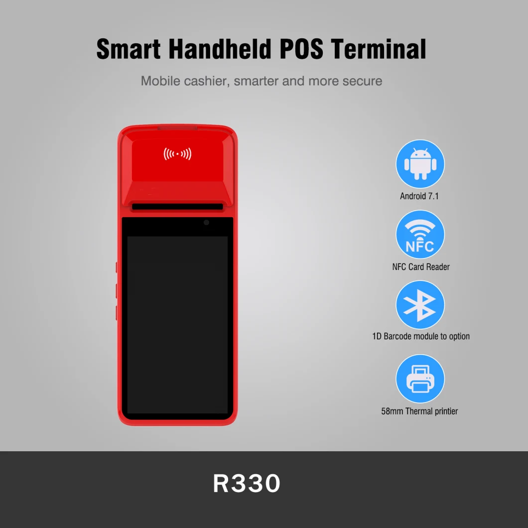 R330 Billing POS Machines Terminal Point of Sale Order Cash Register Mobile POS System (R330)