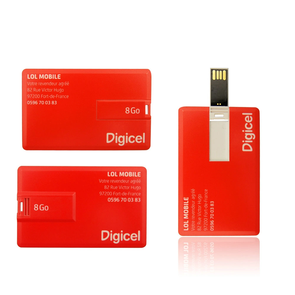 Colorful Printing Business Credit Card Slim Card USB Flash Disk Credit Card Type USB Flash Drive