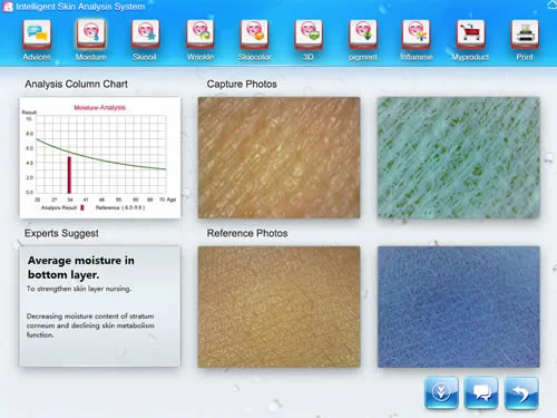 Handheld Skin and Hair Analysis Analyzer Machine Skin Analysis System