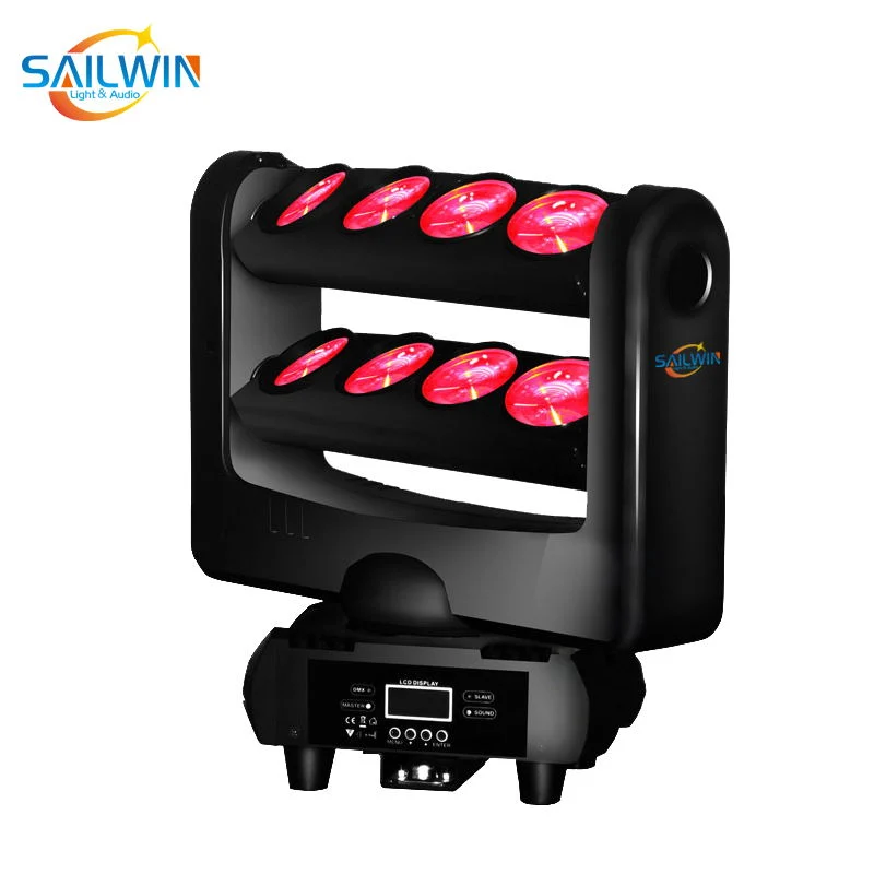 8*10W 4in RGBW LED Effect Spider Light Moving Head Stage Light