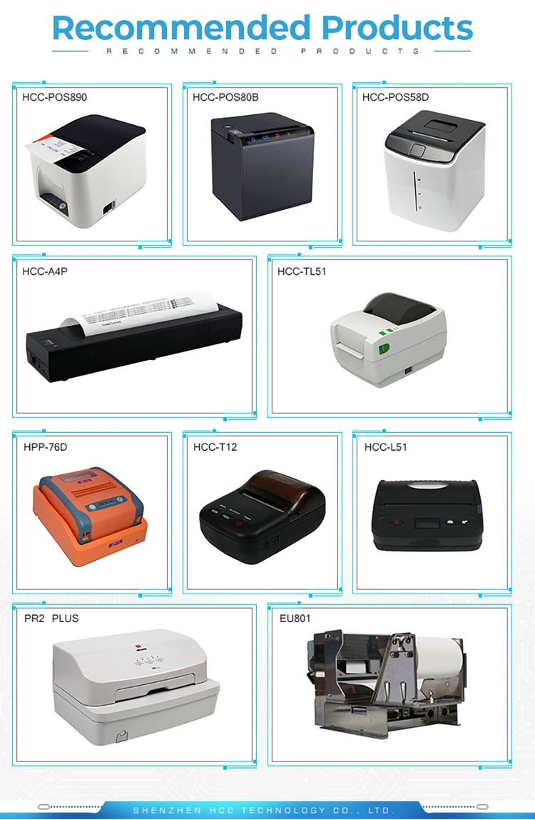 EMV PCI Android Based OS Biometric Fingerprint Payment POS Portable Cash Register (HCC-Z100)