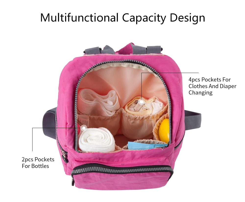 Wholesale Diaper Bag Multi-Function Waterproof Travel Backpack Nappy Bags for Baby Care, Large Capacity, Stylish and Durable