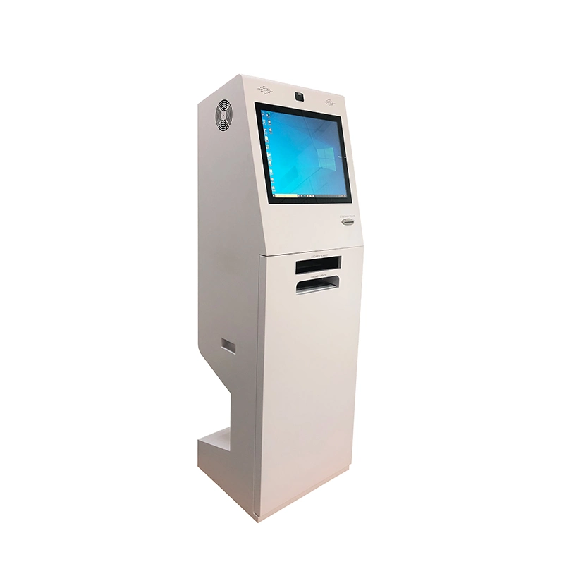 Telecom Self Service Payment Kiosk A4 Document Laser Printing ATM Banking Machine