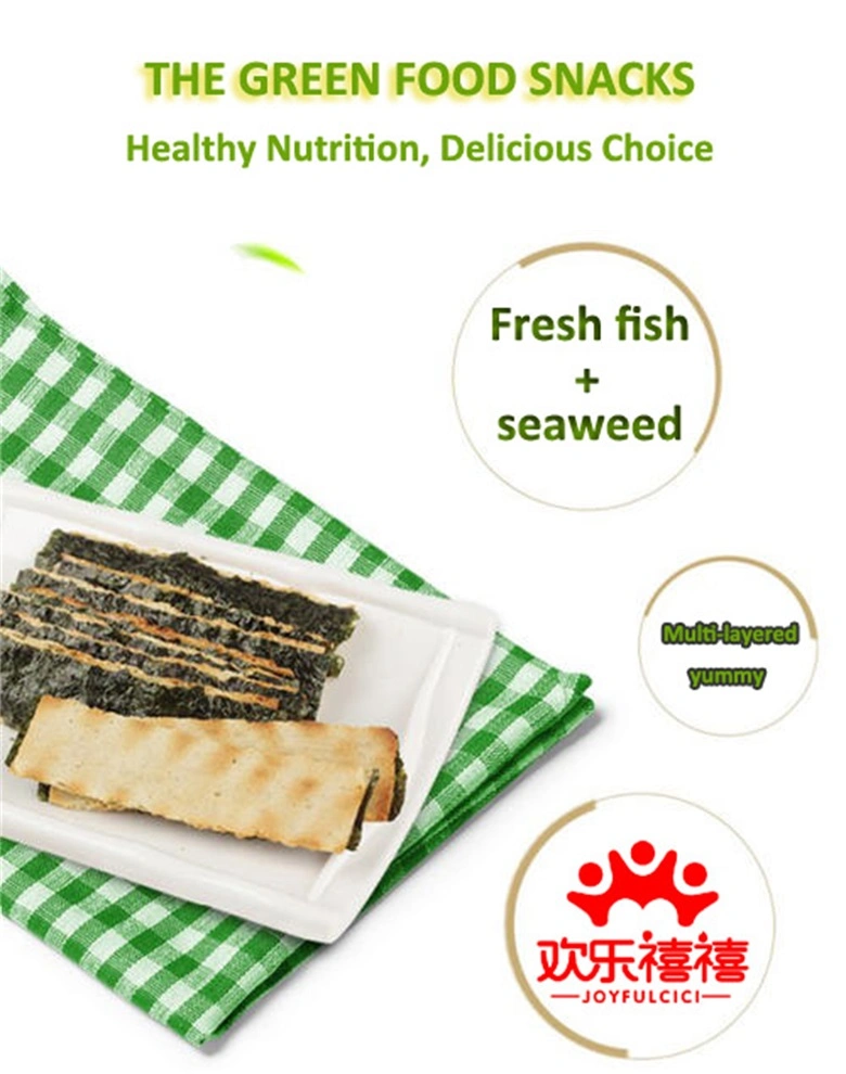 30g Original Flavor Seaweed Cod Topping Sandwich Snacks for Children