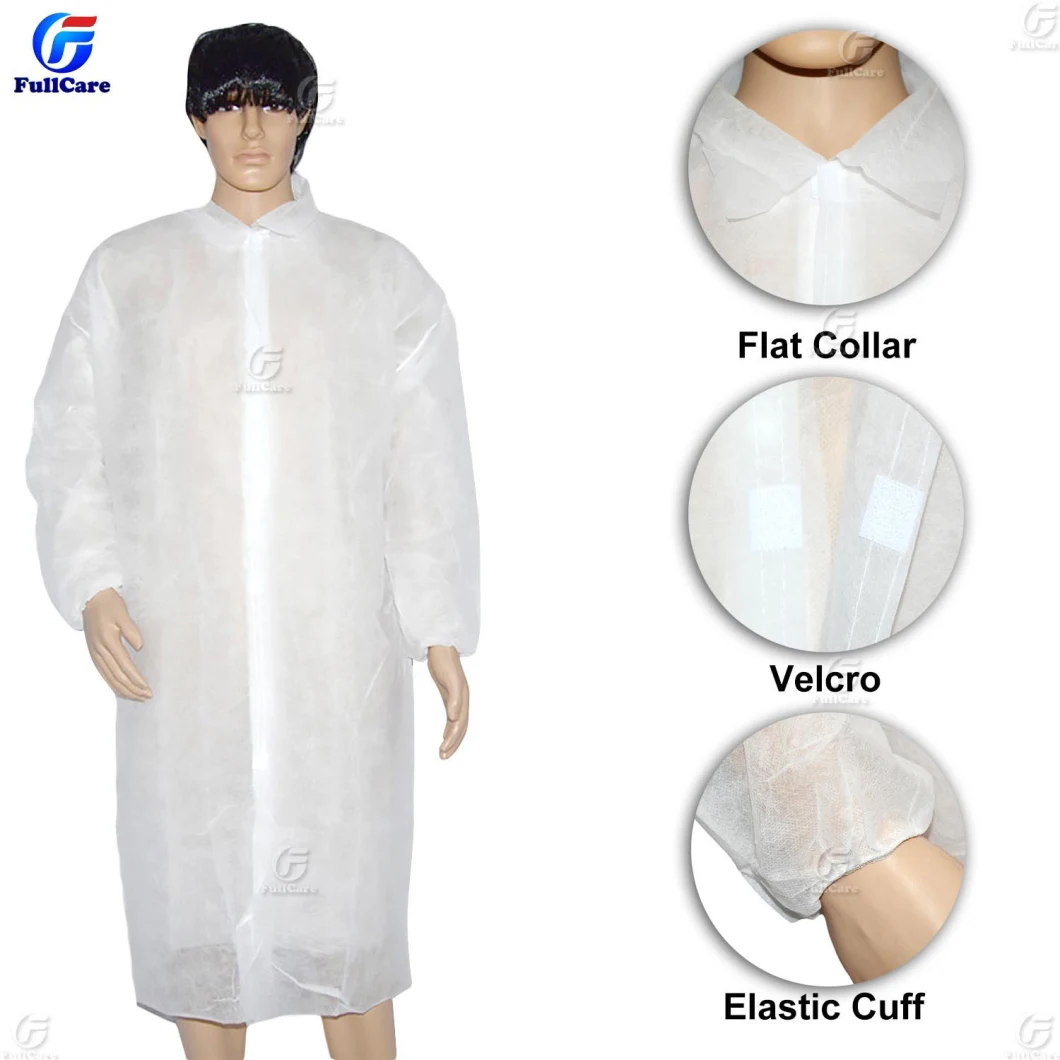 PP Lab Coat, SMS Lab Coat, Doctor Lab Coat, Disposable Lab Coat, Medical Lab Coat, Nonwoven Lab Coat, Polypropylene Lab Coat, Lab Coat, Protective Lab Coat,