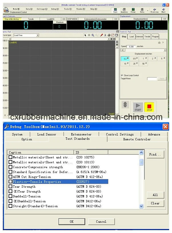 Microcomputer Universal Testing Machine/Textile Material Strength Testing Machine/Rubber Tensile Strength Testing Equipment