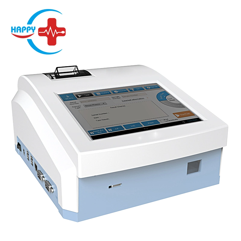 Hc-B014e Plus Top Touch Screen Immunofluorescence Quantitative Analyzer Hormones Analyzer Poct Immunoassay Analyzer