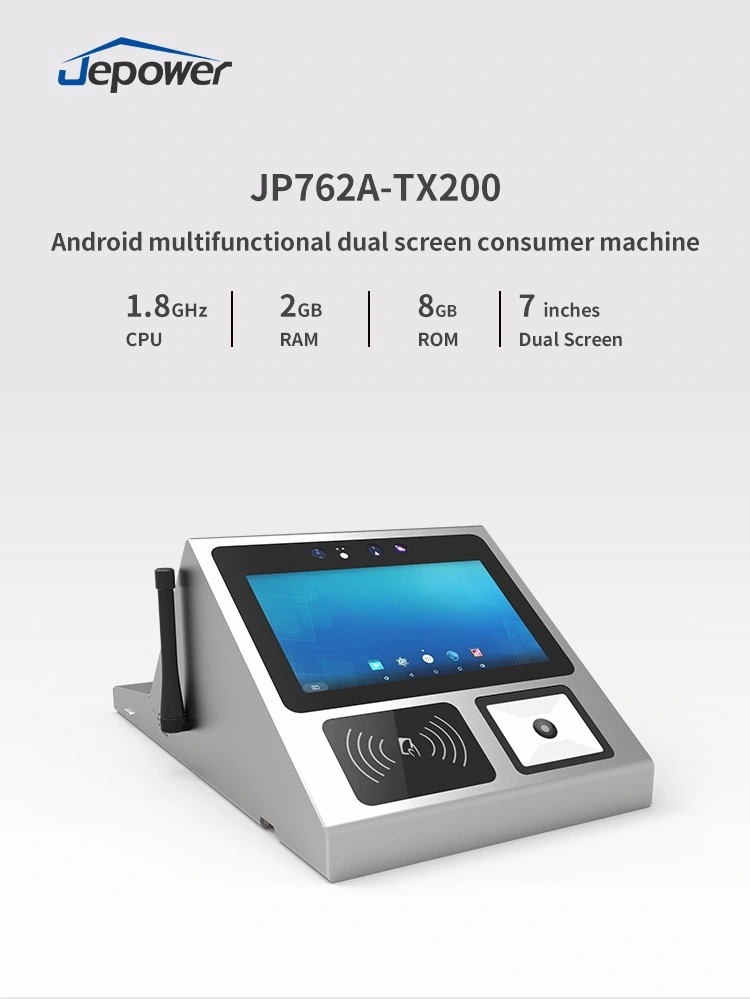 Android 4G WiFi NFC Restaurant Kitchen All in One Dual Screen POS