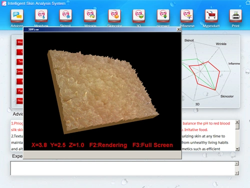 Handheld Skin and Hair Analysis Analyzer Machine Skin Analysis System