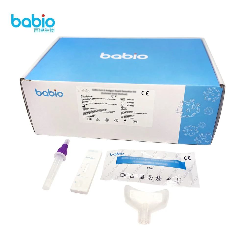 Rapid Antigen Test Kit for Saliva Nose Test Single Box Pack for Self Test