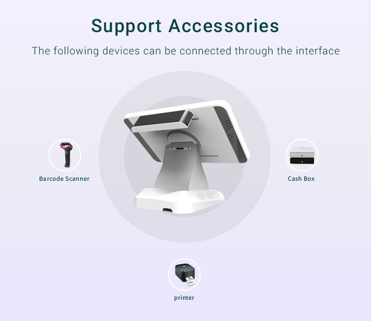 Convenience Stores WiFi Bluetooth Android 4G WiFi POS Terminal