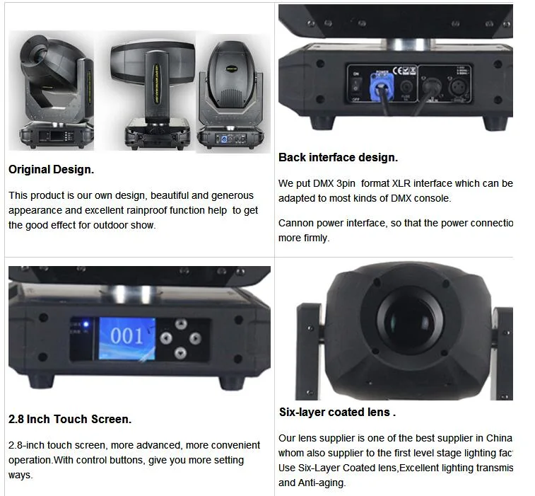 300W LED Moving Head Spot Light, Moving Head Gobo Light, Disco Light