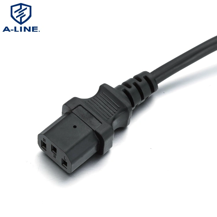 UK 3-Pin Power Cord with C13 Connector Computer Power Supply