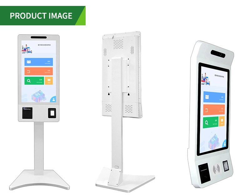 Self Service Ticket Vending Kiosk Payment Ordering Terminal with Printer POS System Scanner