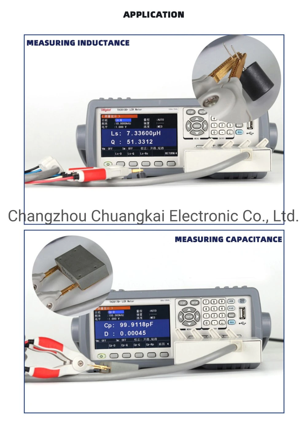 Th2810b+ Capacitance Meter Inductance Meter Resistance Meter Rcl Meter