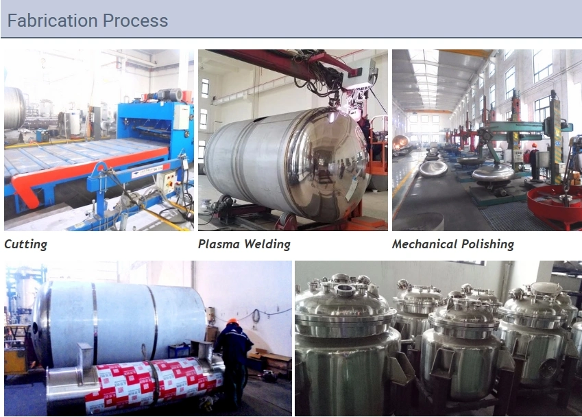 Chemical Professional Jacketed Vessel Vacuum Reactor Stainless Steel Pilot Reactor for Sales