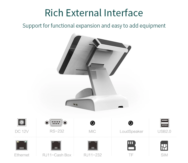 Cheap Cash Register Ordering Systems Touch Screen POS Cashier