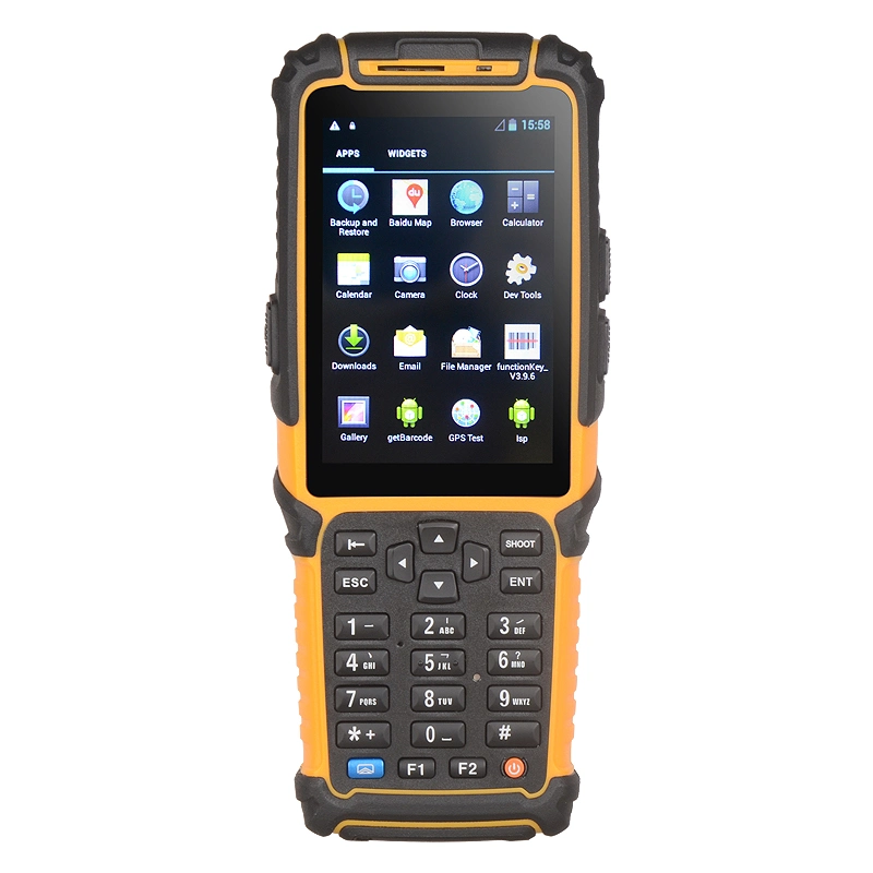 Android Rugged POS Terminal Handheld Barcode RFID Scanner with Camera Ts-901