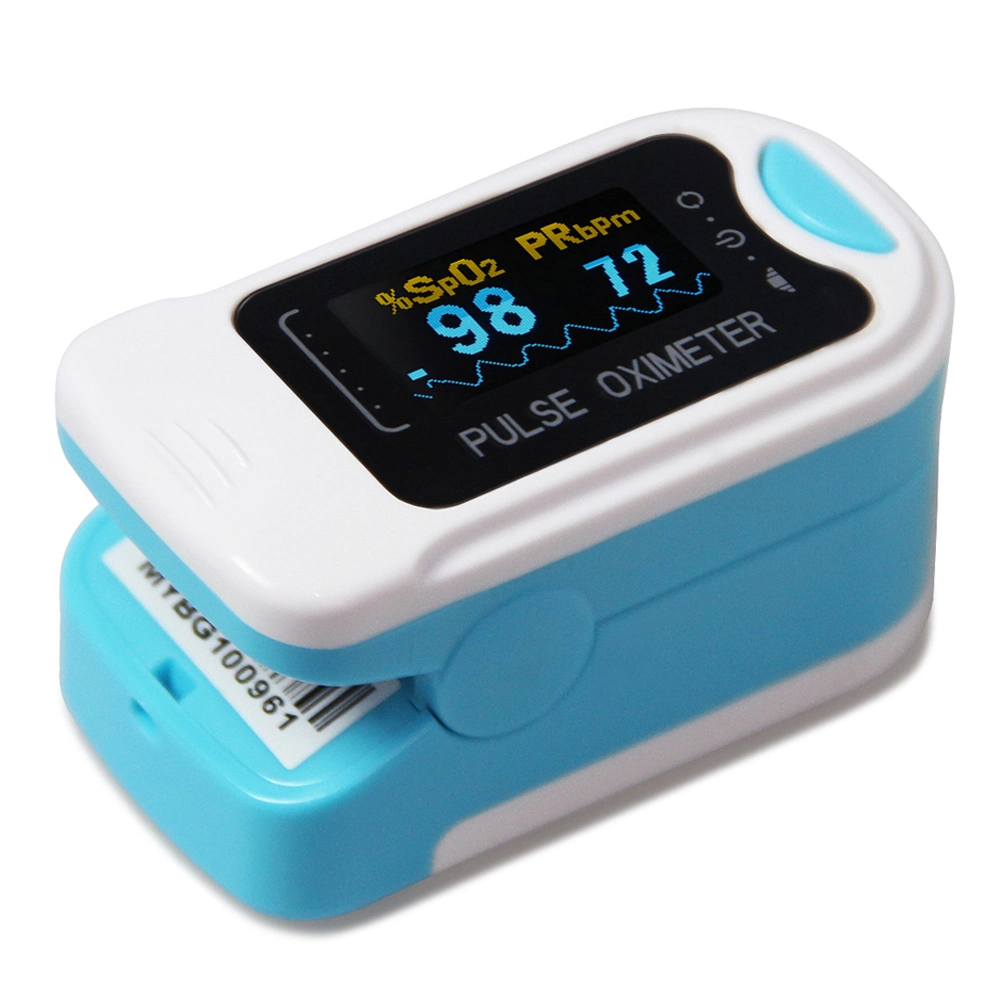 Professional Manufacturers Medical Cms50n OLED Color Display Oximetro Blood Oxygen Meter Finger Pulse Oximeter