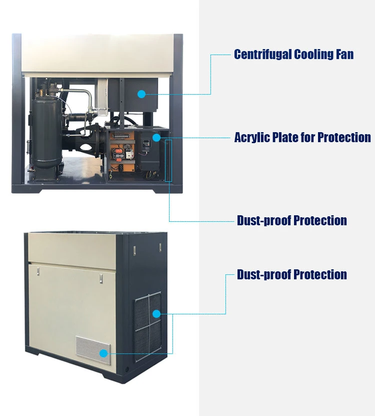 15kw Oil Injected Direct Driven Air Compressor