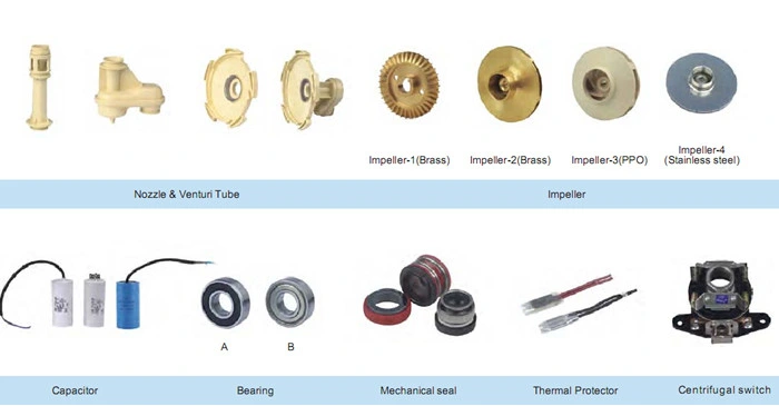 Jet Self-Priming High Pressure Big Flow Clean AC Water Pump