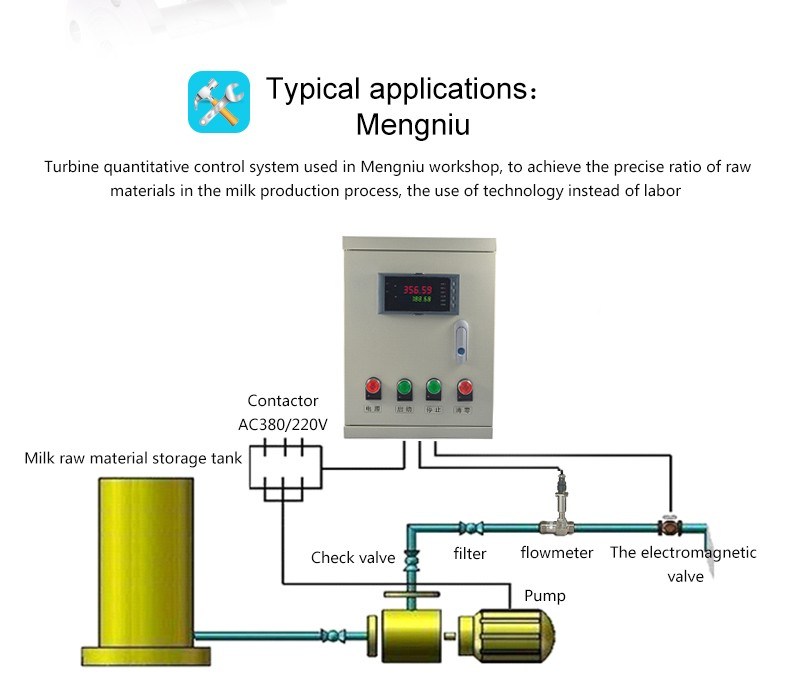 Flow Meter Portable Plastic Water Flow Meter Water Flow Meter Digital Turbine Flow Meter